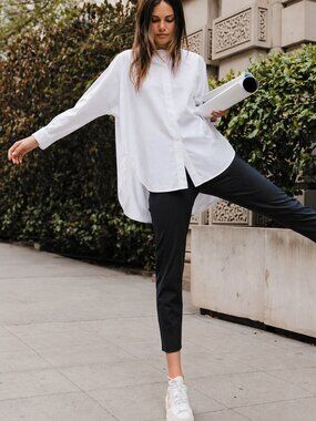 Aday Button Down White Shirt